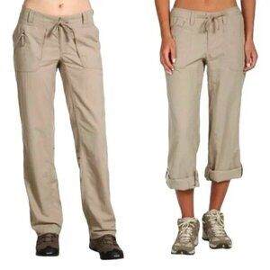 The North Face Horizon Tempest Convertible Pants Dune Beige Hiking Travel Sz 10
